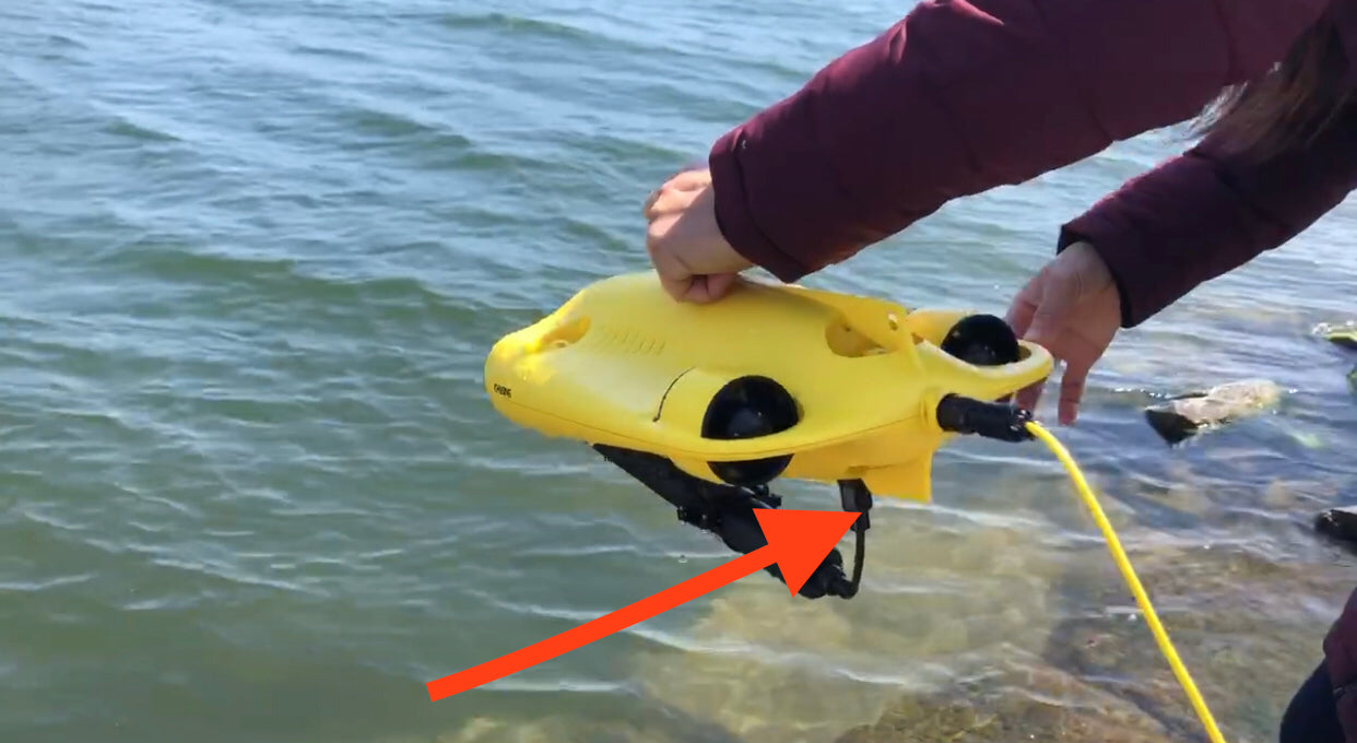 Chasing Underwater Drone - Claw Connector for MiniS