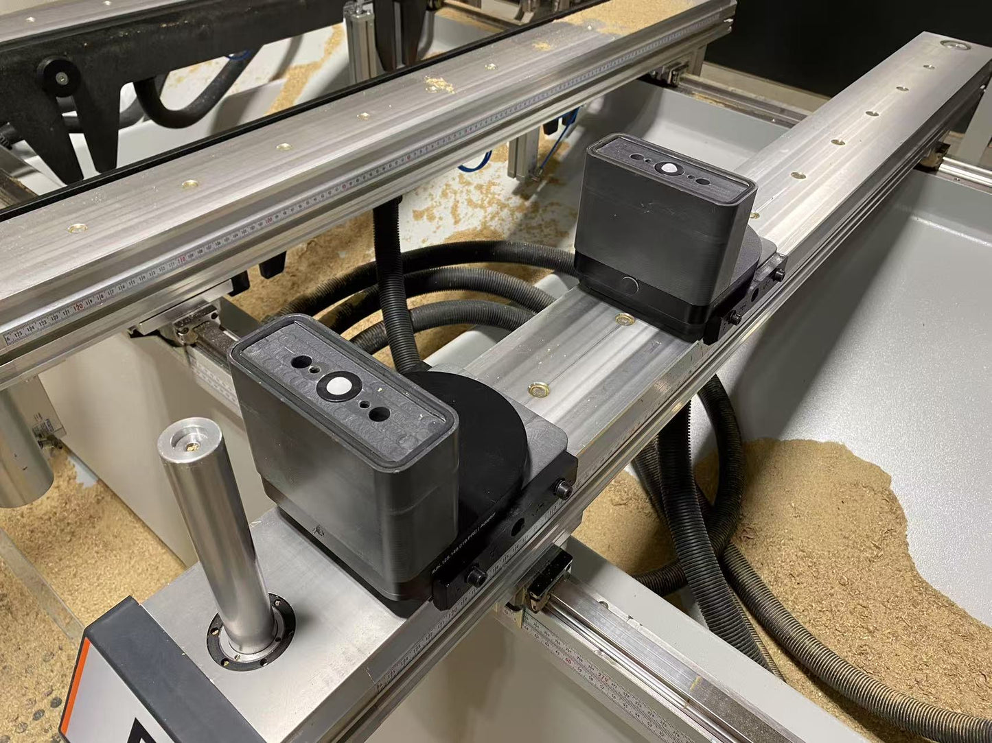 CNC-Suction Blocks for circuit systems 125*50 - 125mm height (Rotating)