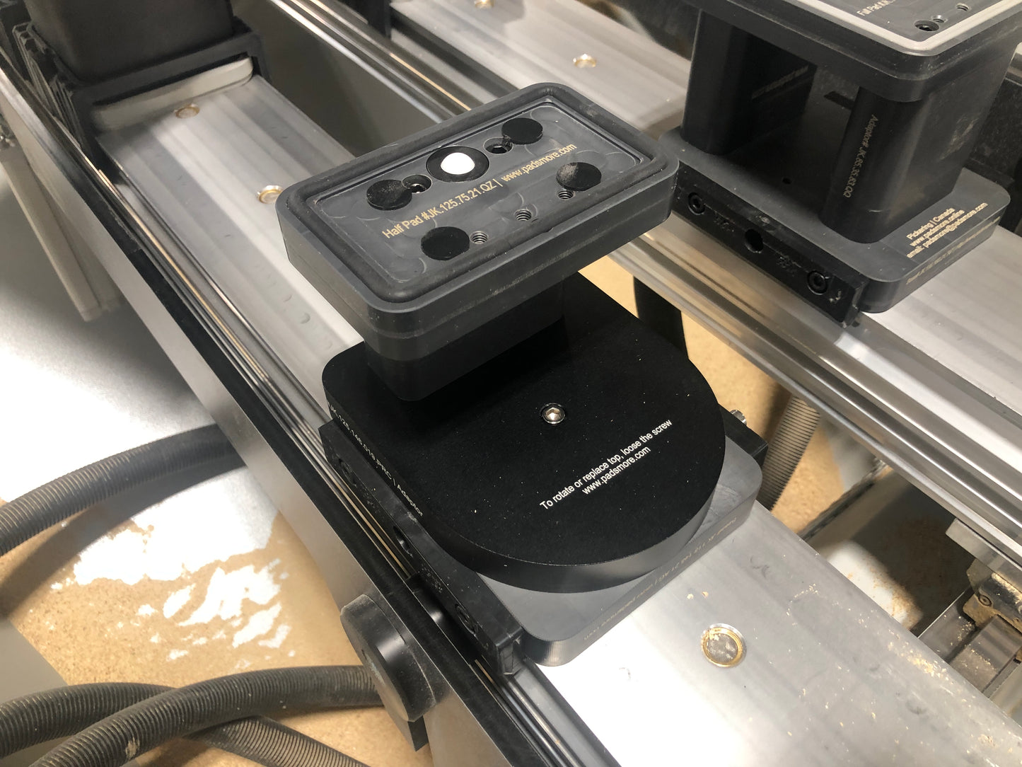 CNC-Suction Blocks for circuit systems 125*75 - 125mm height (Rotating)