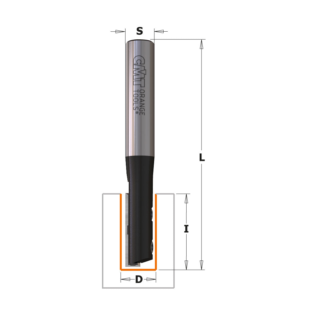Tool - Straight Router Bit with insert knife 1/2"