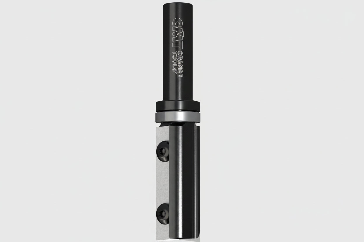 Tool - CMT Straight Router Bit with indexable knife - 19/48.3mm