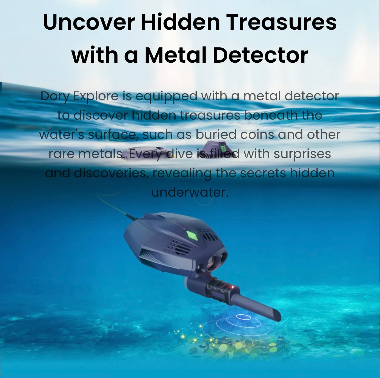 Chasing Underwater Drone - Dory Explore Retail Package (New)