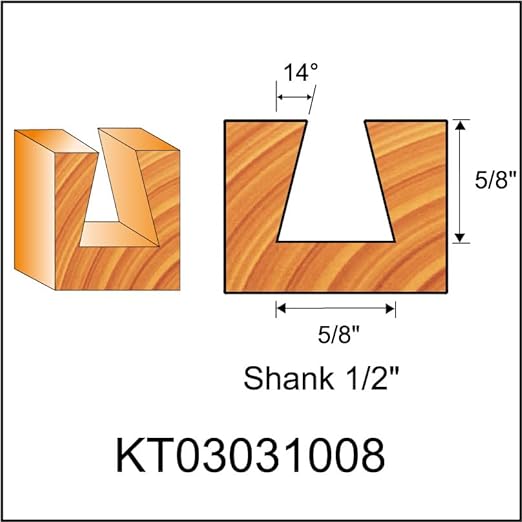 Tool - Dovetail Bit 1/2x1/2"