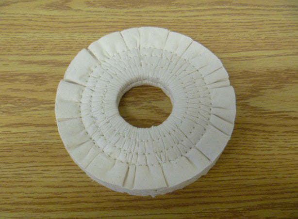 Edgebander-Buffing pads with round hole - id55/od176/t20mm
