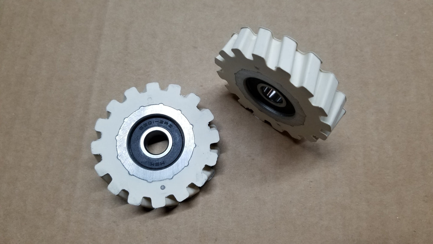Edgebander-Pressure Roller Gear Type with bearing 12*66*14mm