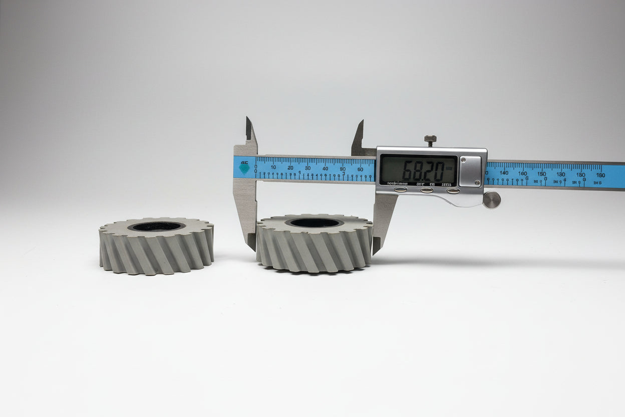 Edgebander - Angle Gear Type Roller 18*68*25mm - id18mm with countersink (Homag)