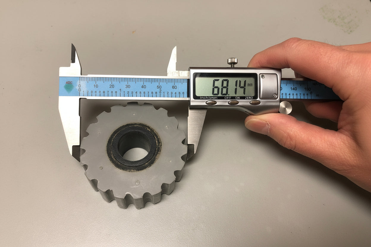 Edgebander-Gear Type Roller 20*68*25mm - without countersink