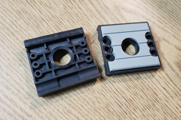 Edgebander-Track Pad 76x71x14mm with center hole