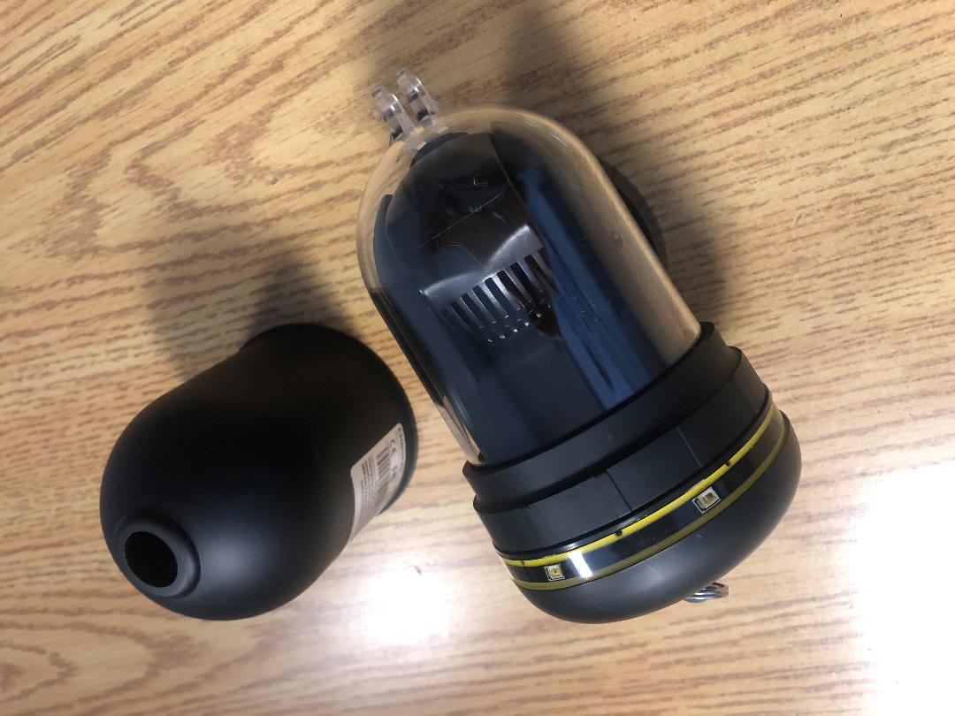 Chasing Underwater Drone - 360 Camera