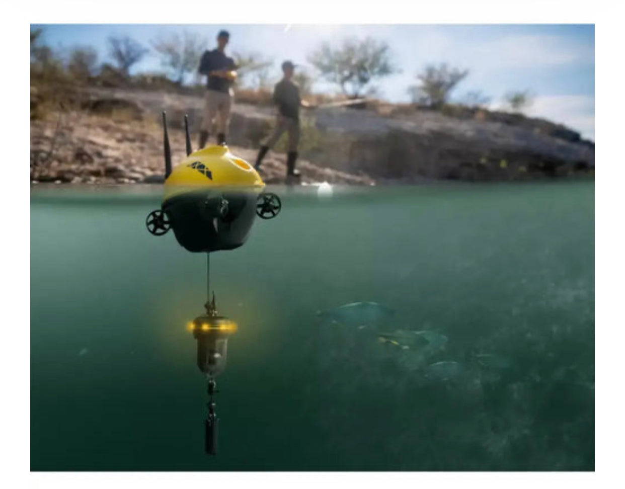 Chasing Underwater Drone - F1 360 Retail Package (New)