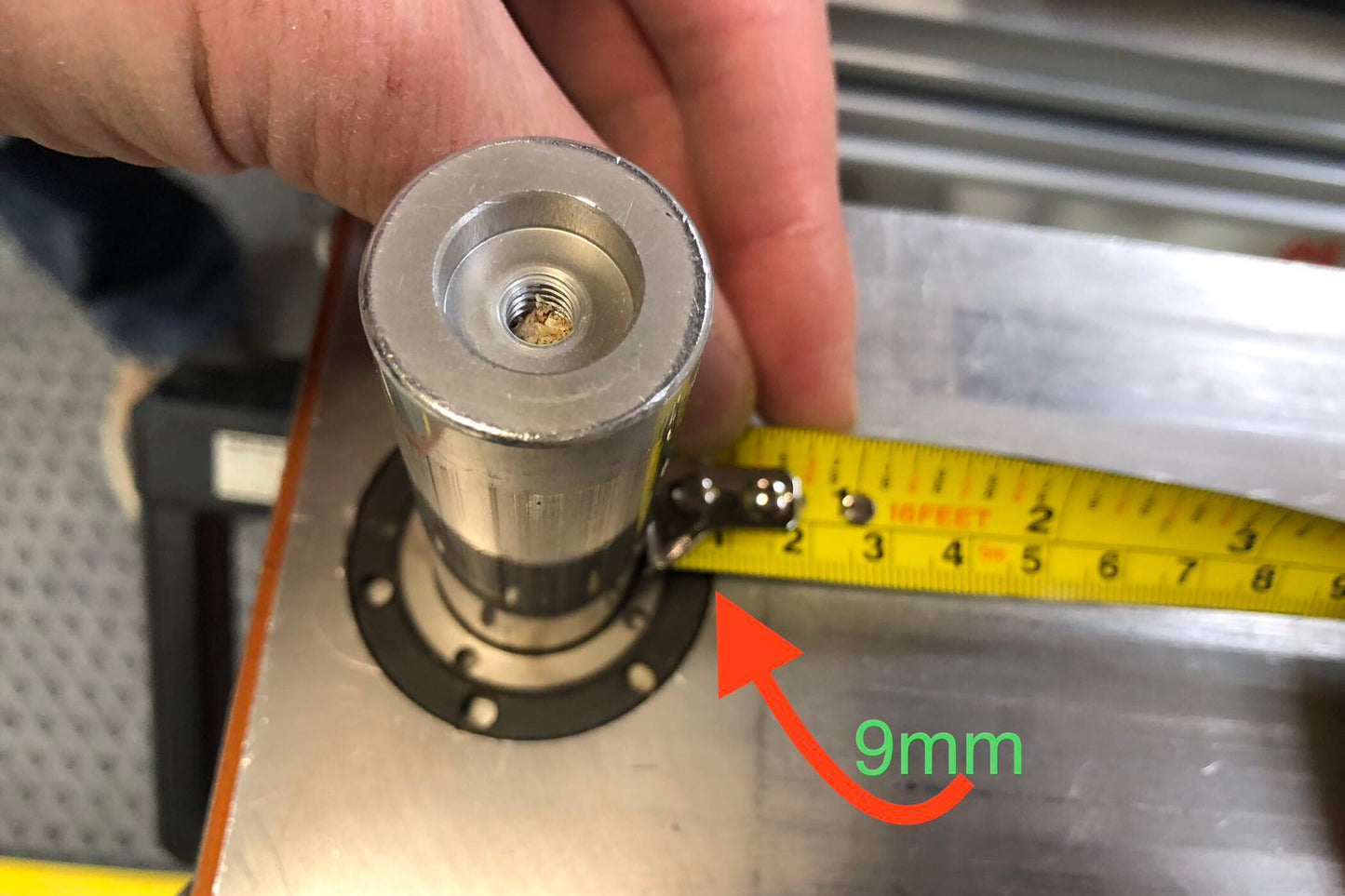 CNC Suction Blocks for circuit systems 132*30 - 50mm height (Rotating)