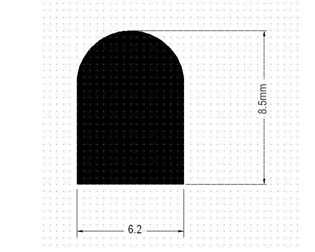 CNC - Gasket D Type 6.2*8.5mm