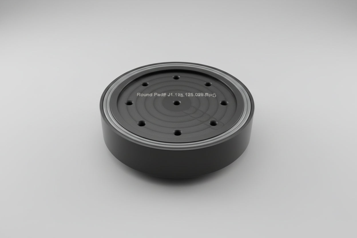 CNC - Suction Adaptor OD 120 - 25mm Height