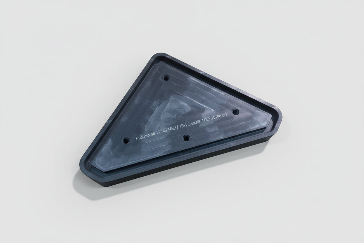 CNC Replacement Triangle Pad for SCM machines - 17mm Height