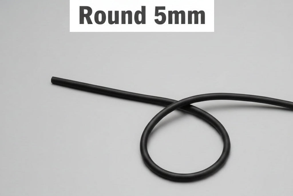 CNC - Sponge Gasket Round 5mm