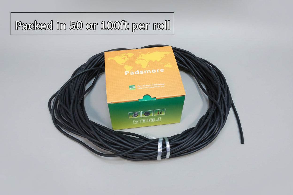 CNC - Sponge Gasket Round 6.35mm (1/4")