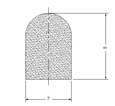 CNC - Gasket D Type 7*9mm