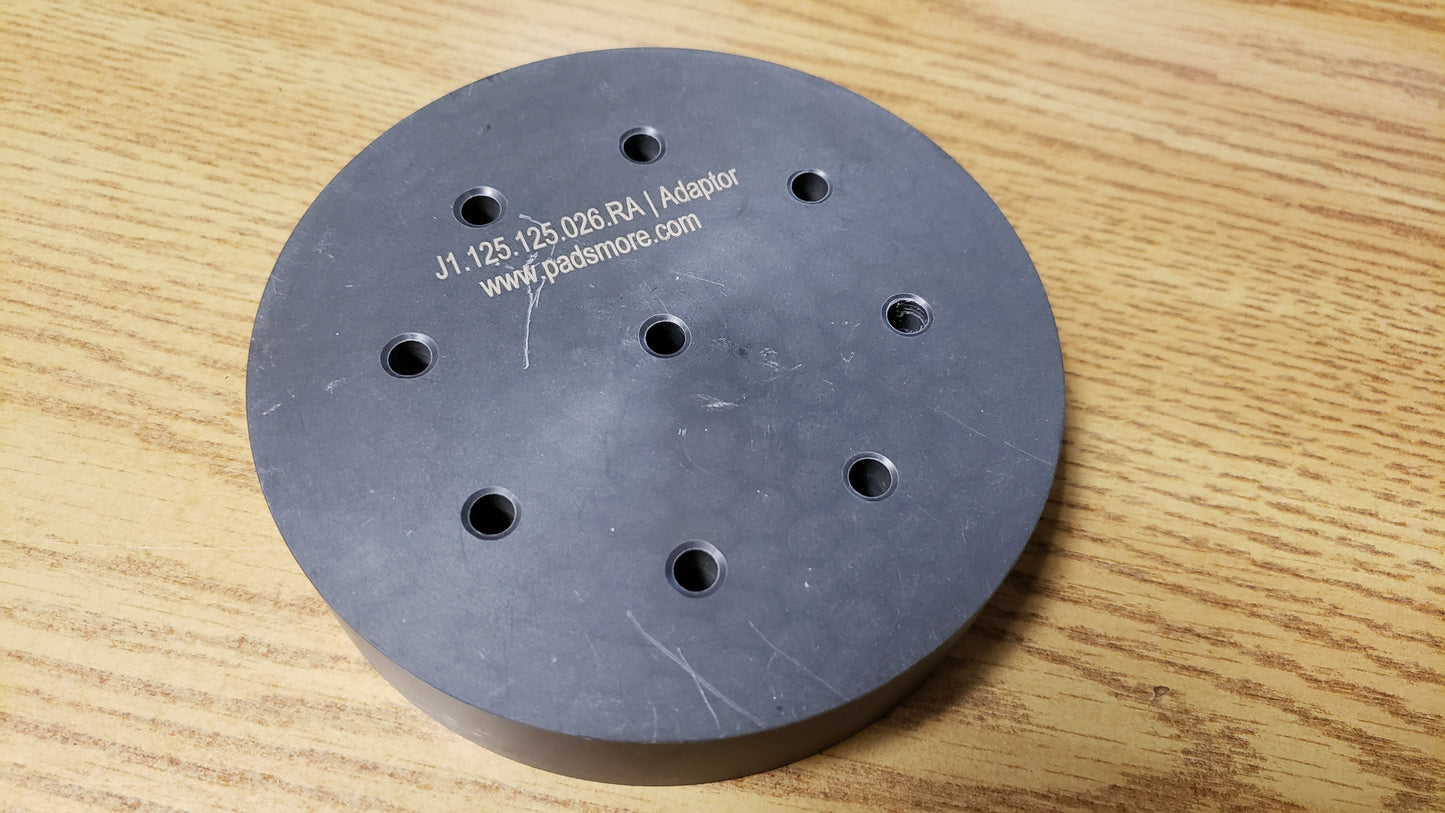 CNC - Suction Adaptor OD 125 - 26mm Height