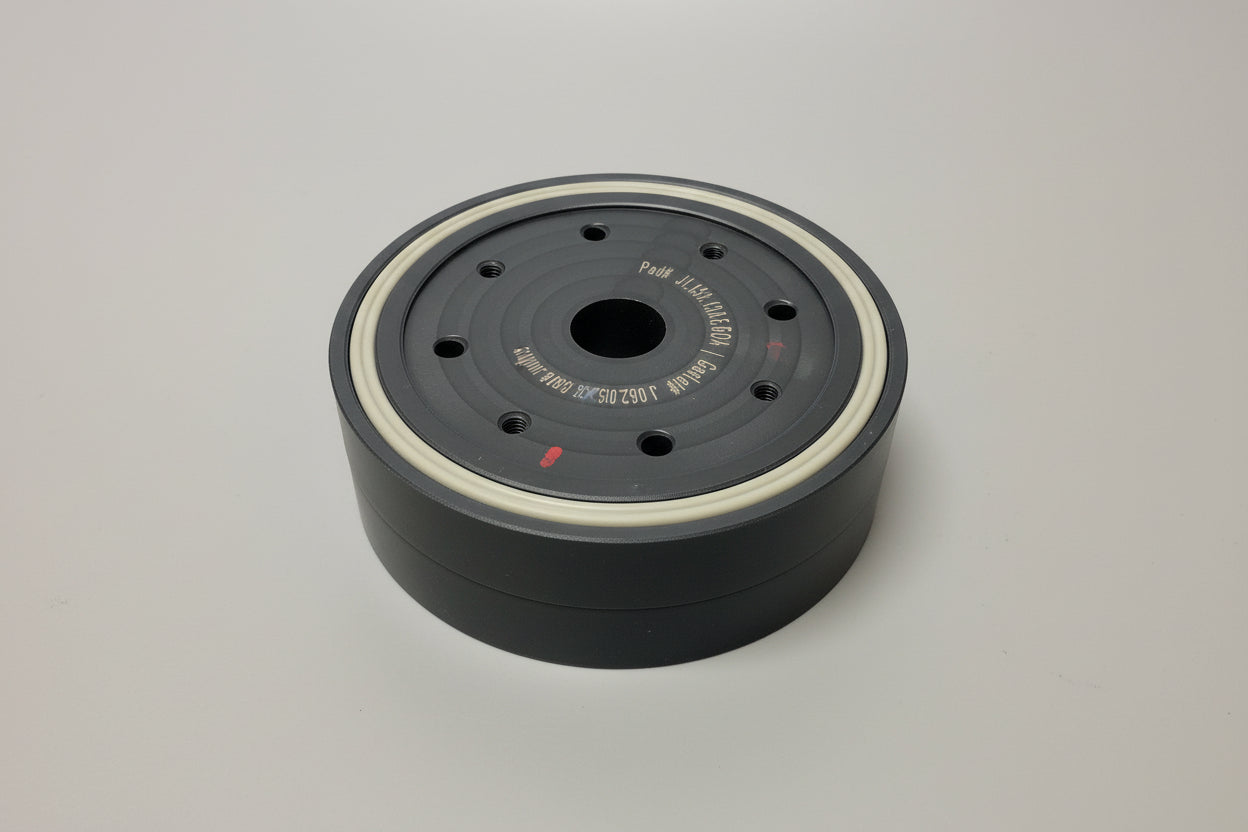 CNC - Round Suction Adaptor 126*126 - 45mm Height (HD PVC)