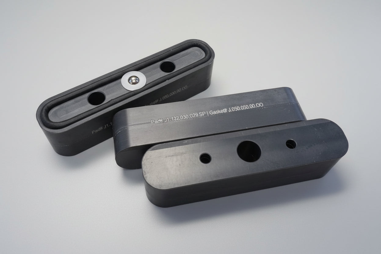 CNC - Suction Pad Replacement Top 132*30mm (29mm Height)