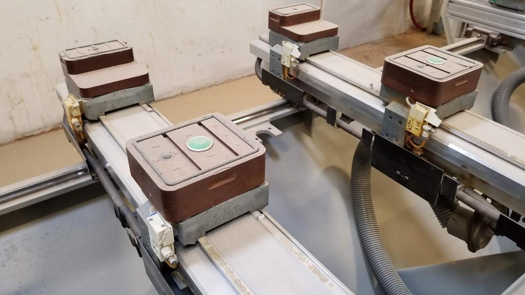 CNC Dual Suction Pad for Biesse machines 132*35/35 -48mm Height