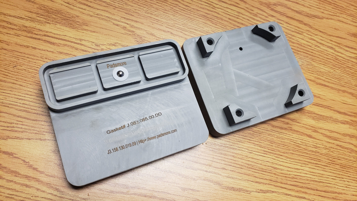 CNC Top-On Pad for Morbidelli machines 158*53 -19mm Height