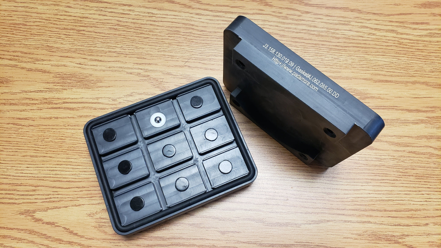 CNC Top-On Pad for Morbidelli machines 158*130 -19mm Height
