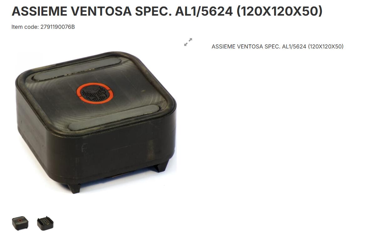 CNC Suction Pad for SCM machines 120*120 -50mm Height