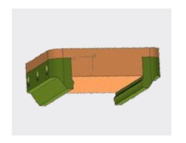CNC - Side Kick for base plate (U Style)