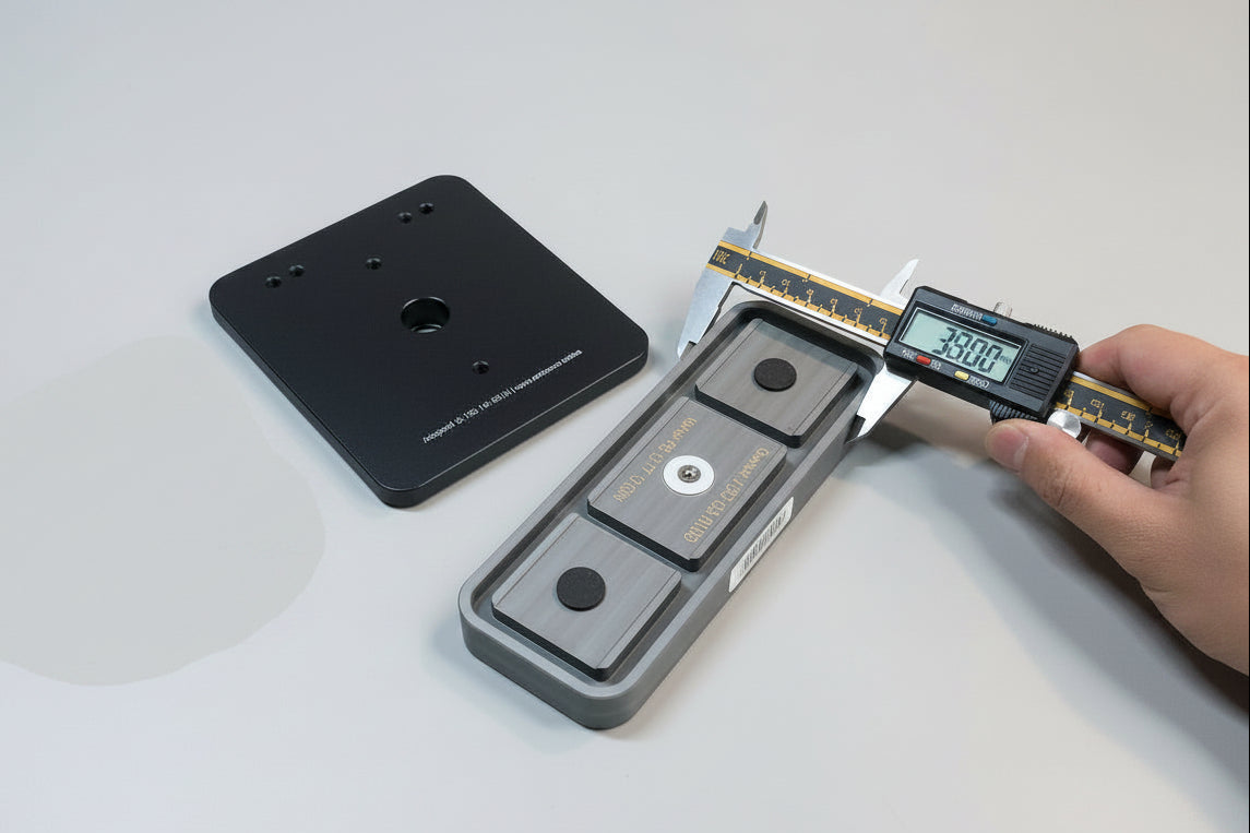 CNC Suction Pad for SCM machines 180*65*25mm Height-with built in clamping base