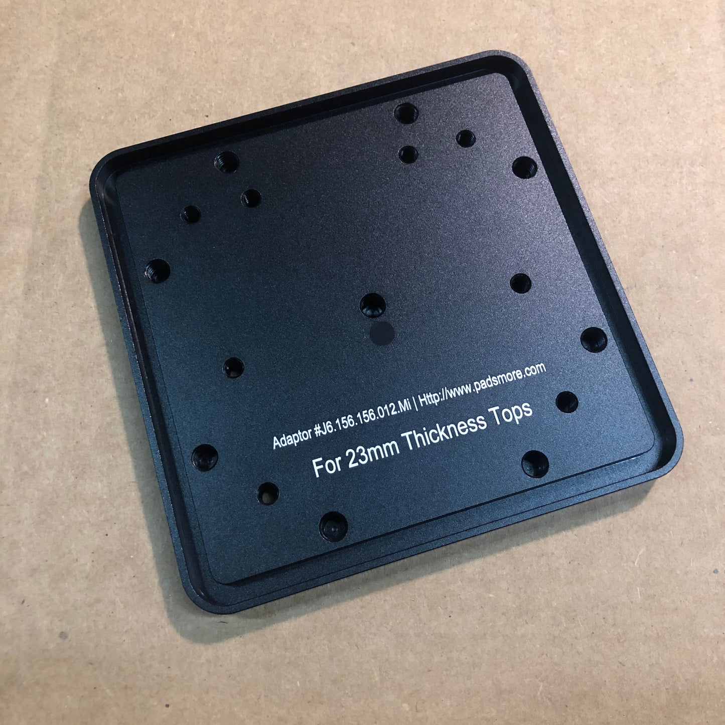 Adaptor Plate for Busellato Pin Style 156*156*12mm -Aluminium