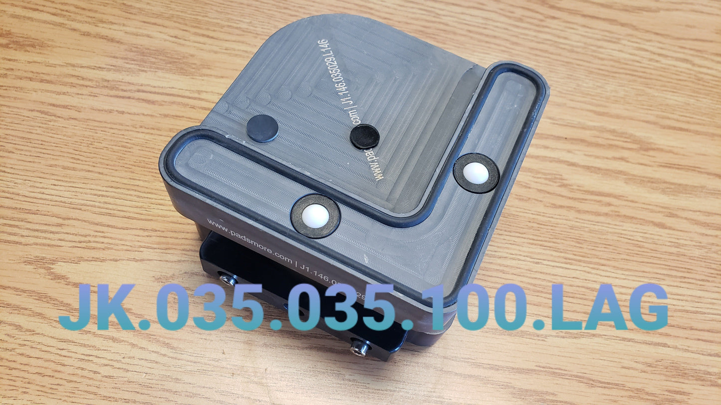 CNC Suction Blocks for circuit systems 35mm L Type - 100mm height (rotating)