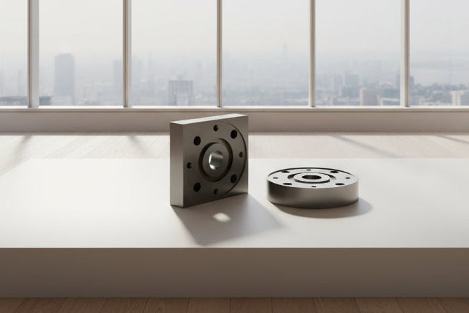CNC - Round Adaptor Plate 98*98 - 25mm Height (Aluminium)