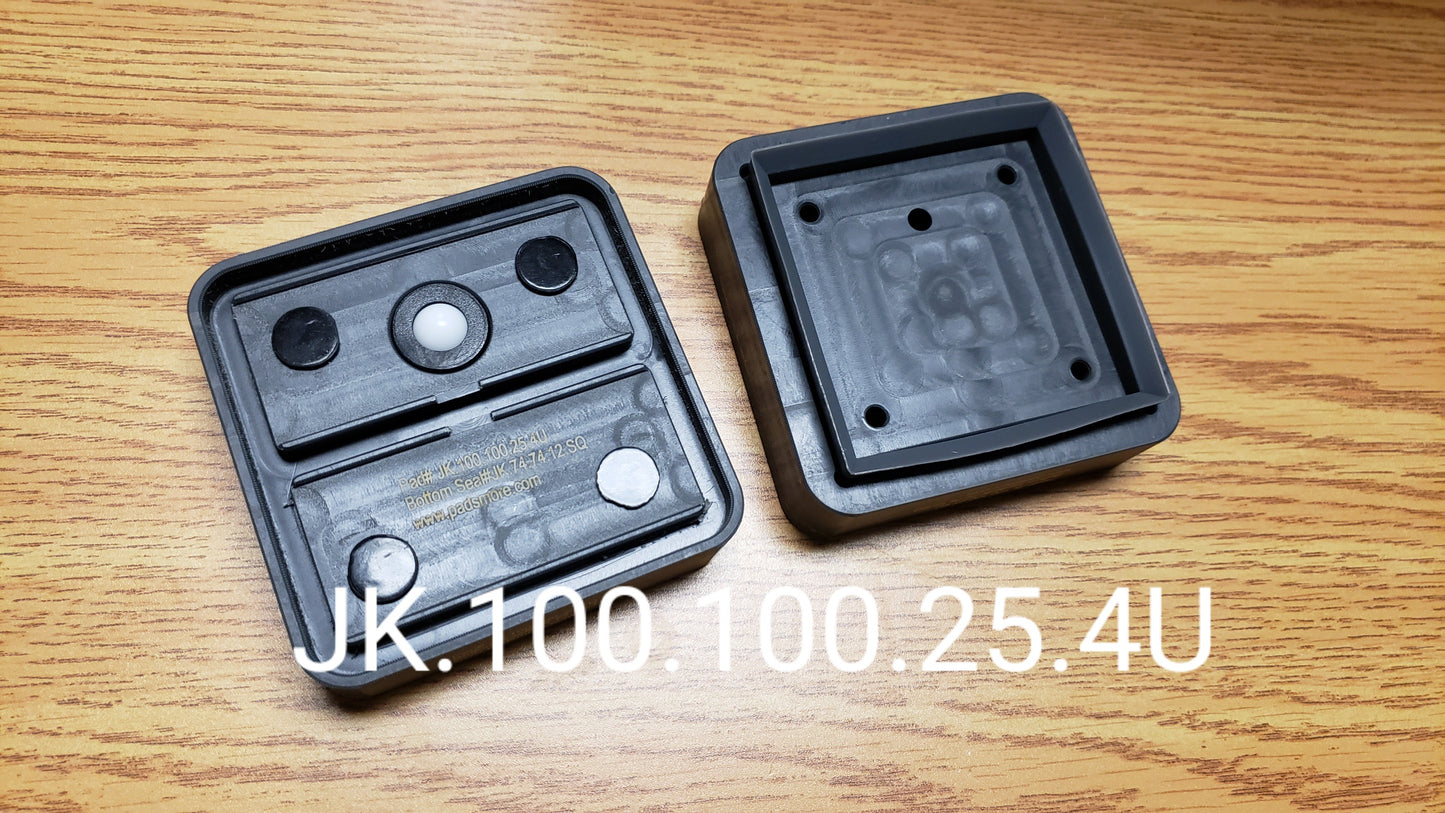 CNC Suction Blocks for matrix flatbed 100*100 - 25mm Height