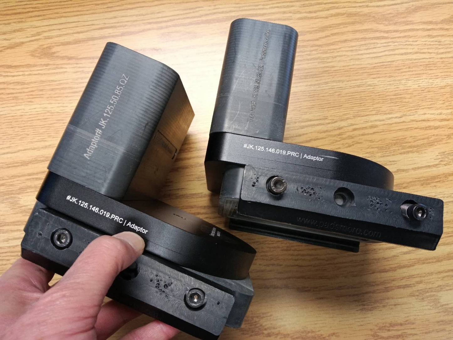 CNC-Suction Blocks for circuit systems 125*50 - 125mm height (Rotating)