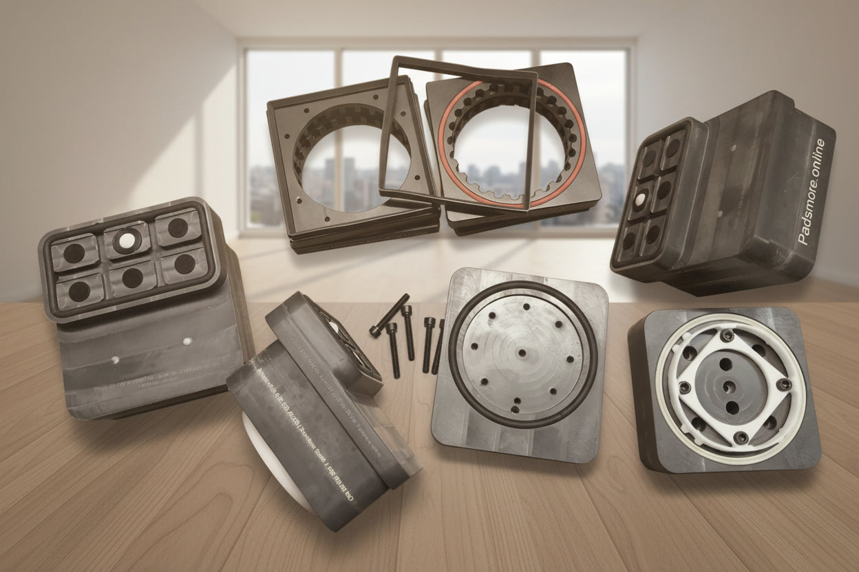 CNC Suction Blocks for matrix flatbed 132*75 - 90mm Height