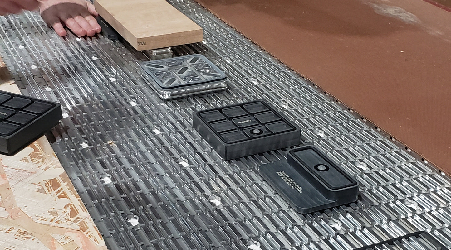 CNC L Suction Blocks for matrix flatbed 35*35 - 25mm Height