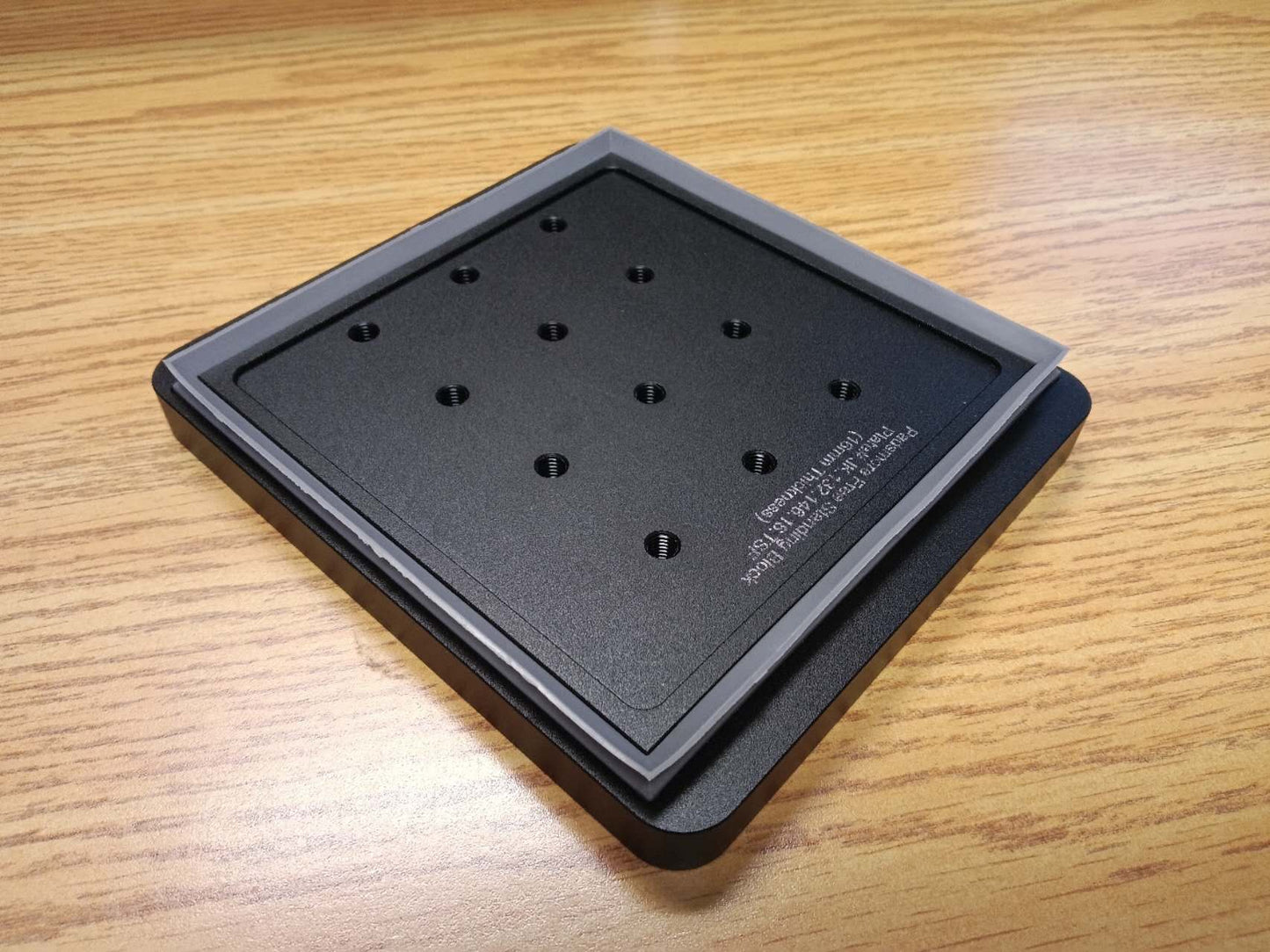 CNC-Base for free-standing flat table 132*146 - 16mm Height (Aluminium)