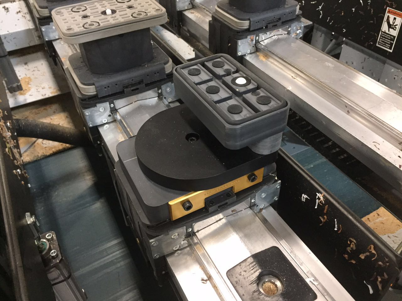 CNC Suction Blocks for circuit systems 135*75 - 100mm height (Rotating)
