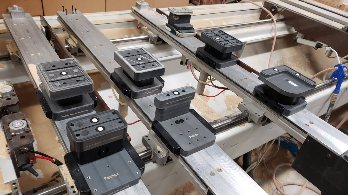 CNC Dual Suction Pad for circuit system 132*35/35 -100mm Height(Rotating)