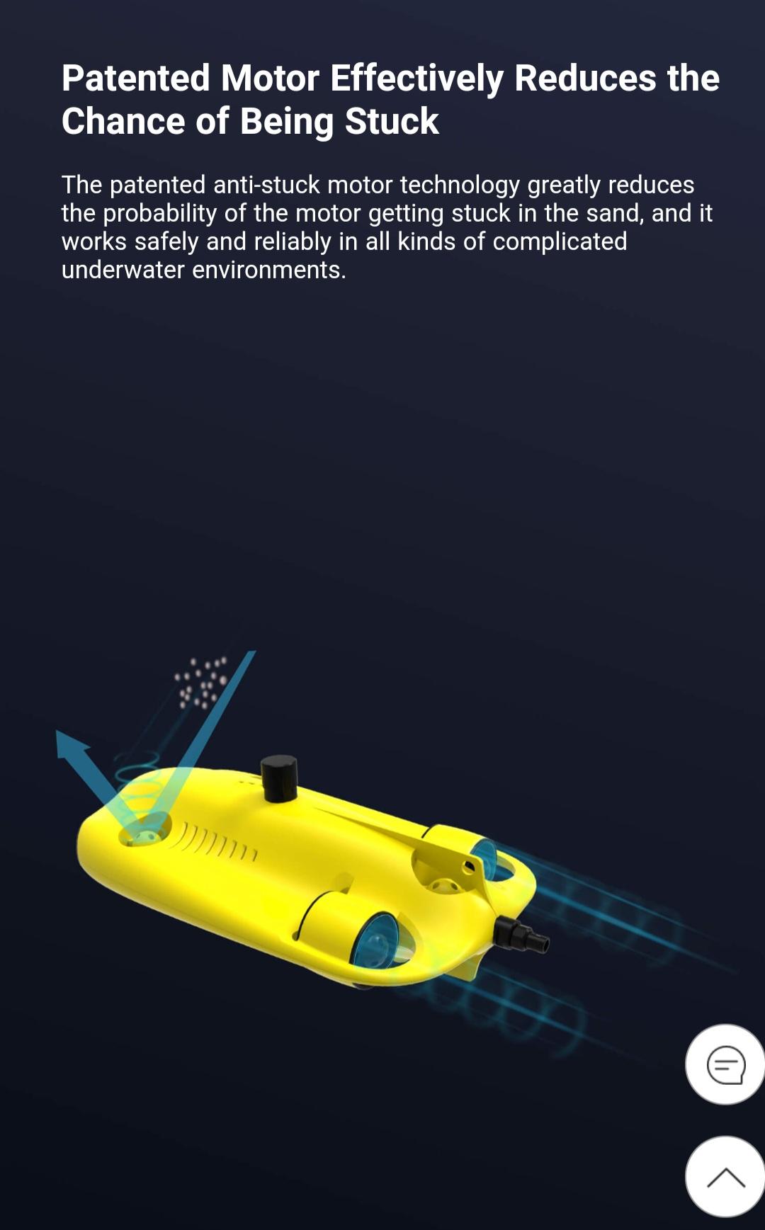 Chasing Underwater Drone - Mini S Combo 200 (Refurbished)
