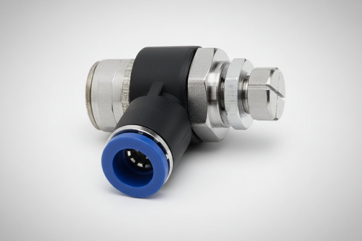 Tool - Pneumatic Adj L Fitting M5-4mm