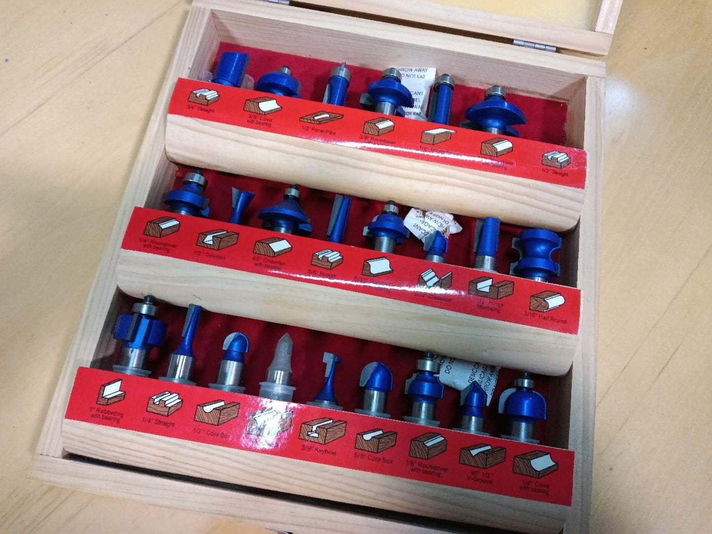 Tool - Router Bit Set 23pcs (1/2" Shank)