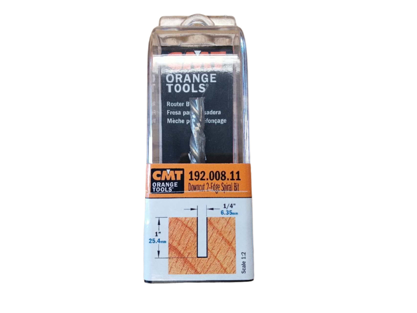 Tool - Downcut Spiral Bit 1/4"