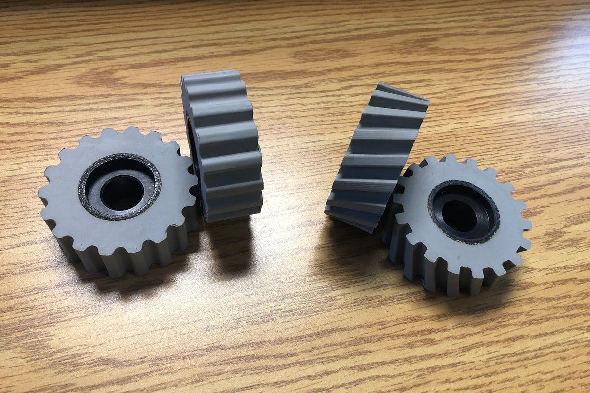 Edgebander- Straight Gear Type Roller 18*69*25mm - id18mm with countersink (Homag)