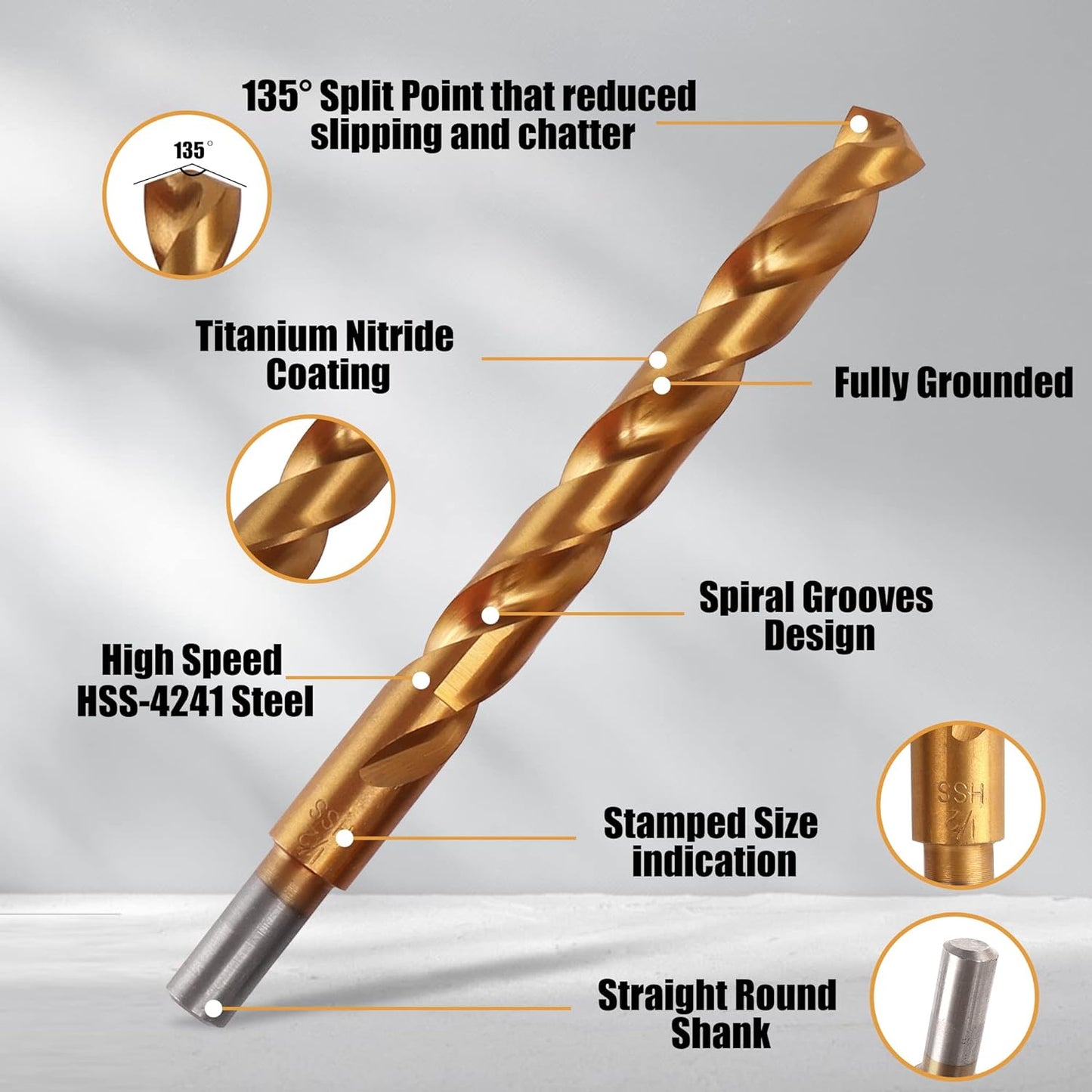 Tools - Jobber drill HSS 1/2"