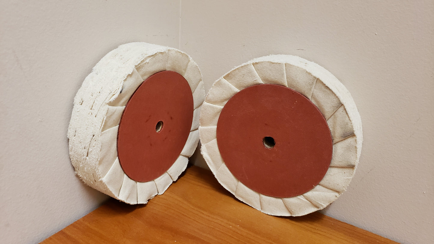Edgebander-Buffing pads with round center - id12*od150*t35mm