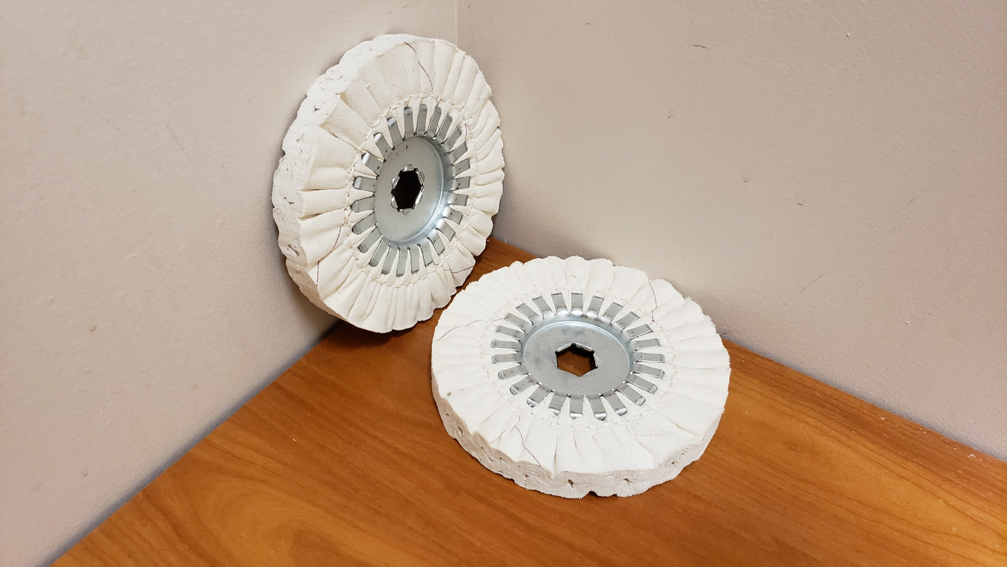Edgebander-Buffing pads with hex center - id19*od150*t18mm