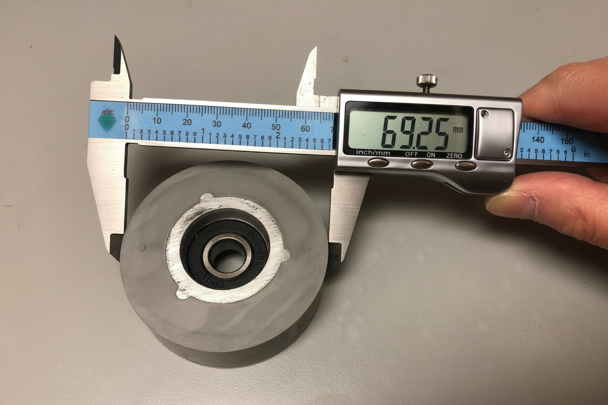 Edgebander-Pressure Roller with bearing 12*70*25mm