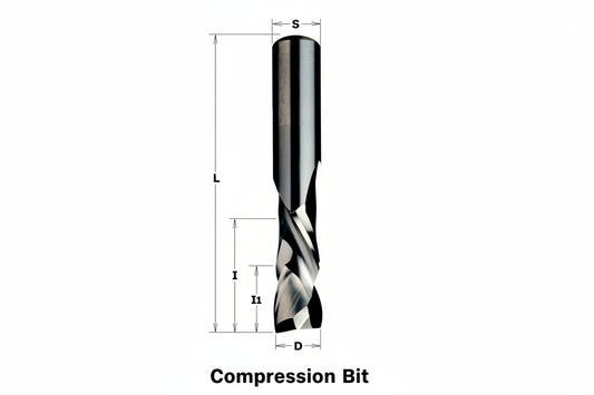 Tool - Solid Carbide Compression Bit 3/8"*1"